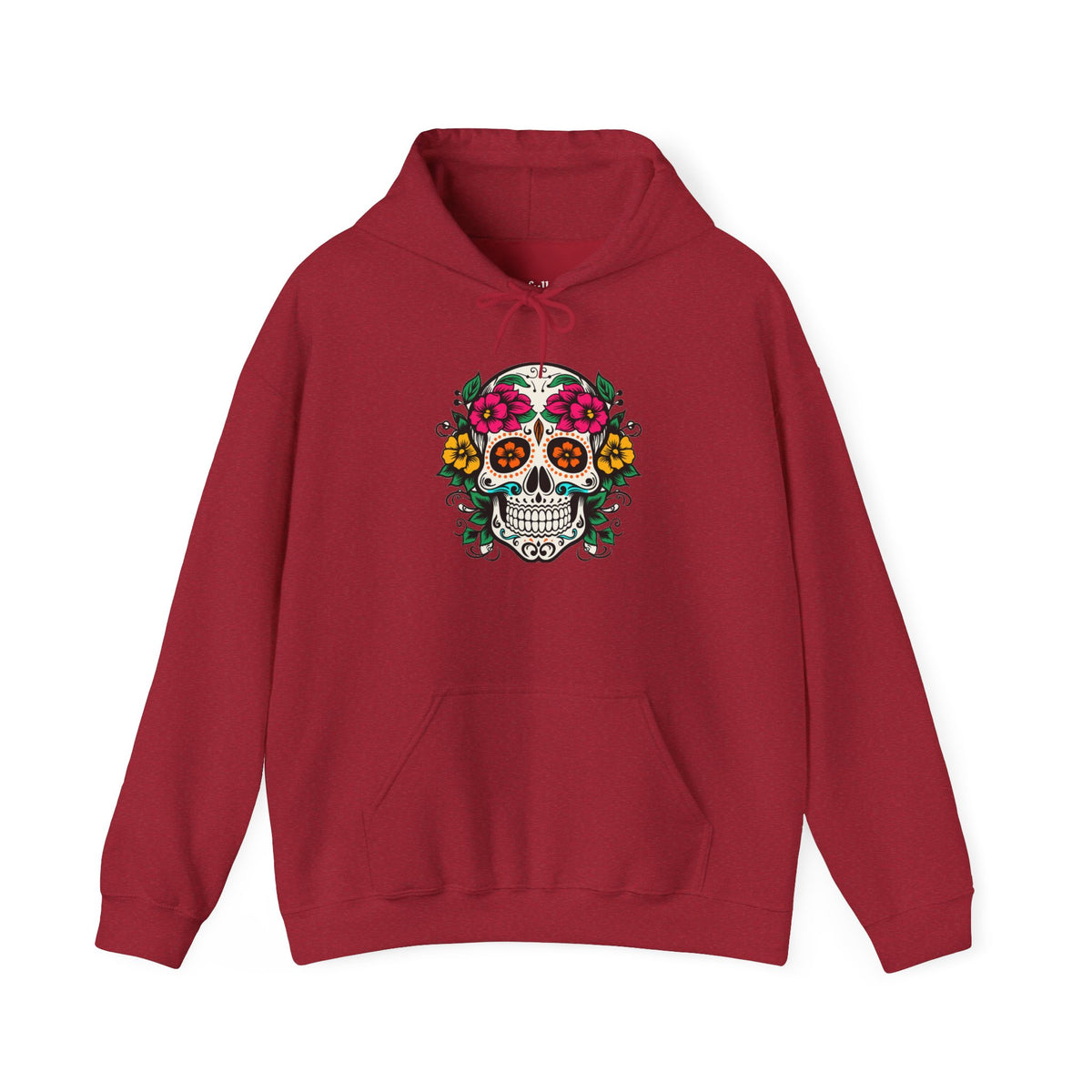 Ojos de Flor Calavera Hoodie
