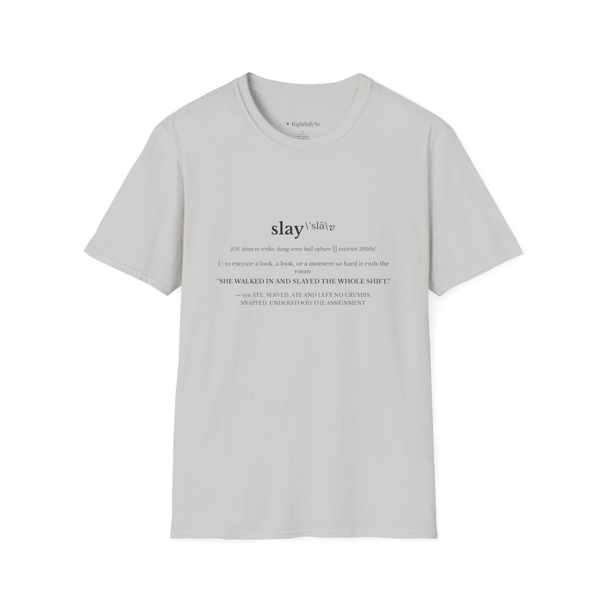 Ice Grey tee
