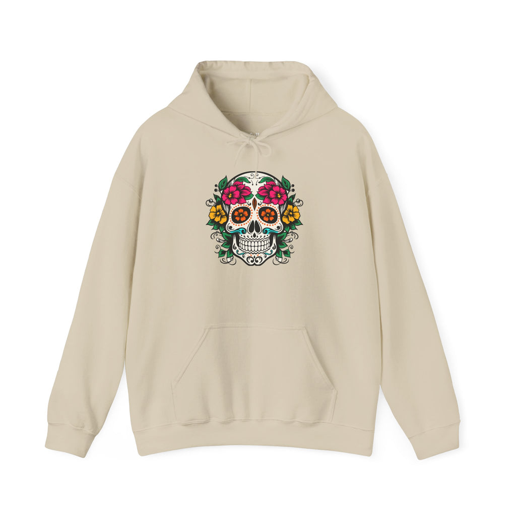 Ojos de Flor Calavera Hoodie