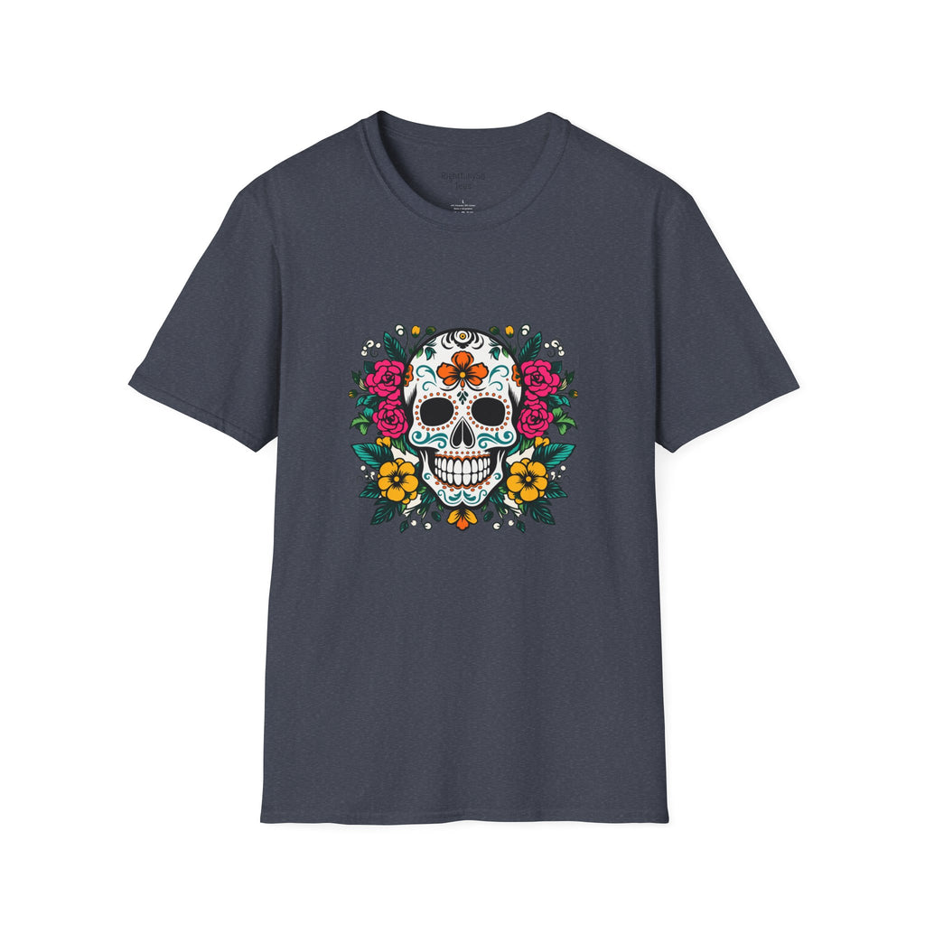 Heather Navy tee
