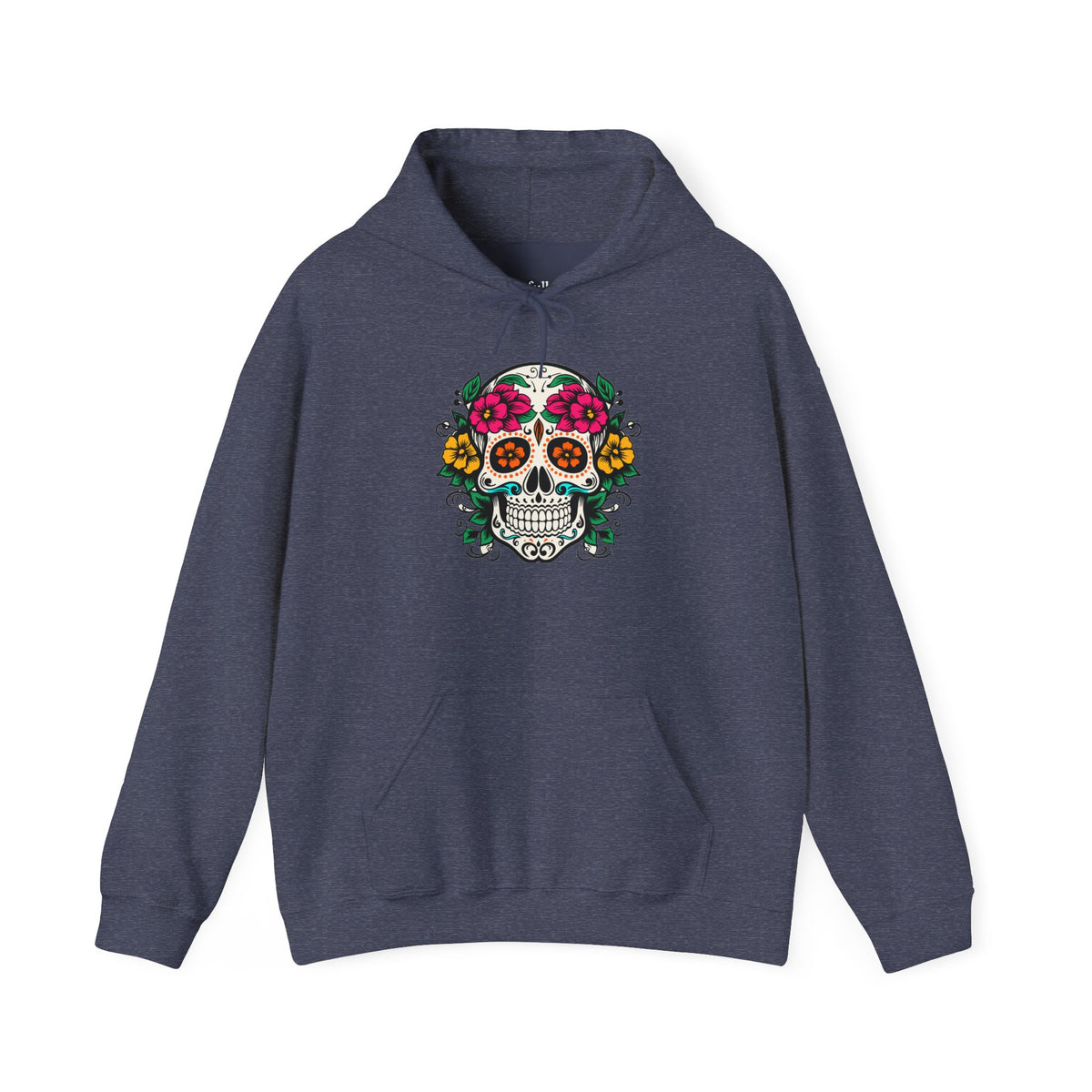 Ojos de Flor Calavera Hoodie