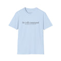 Light Blue Angels Tee — Psalm 91:11 mockup