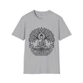 Sport Grey Full Circle Buddha Tee mockup