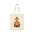 Natural Pink Lotus Buddha Tote mockup