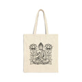 Natural Twin Lotus Buddha Tote mockup