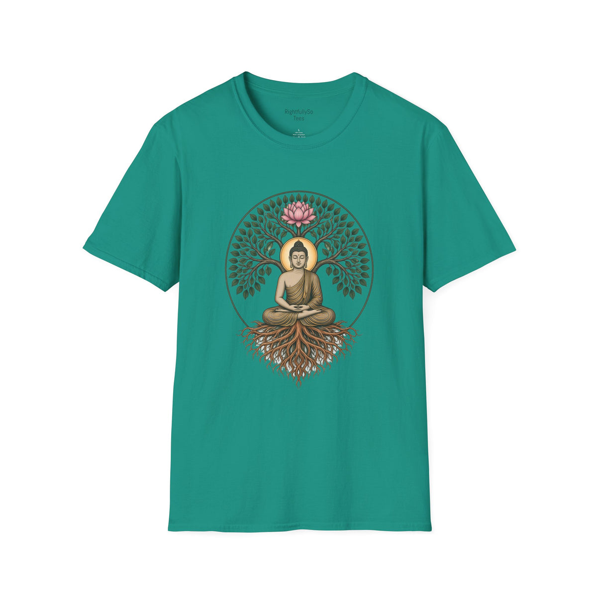 Jade Dome Bodhi Buddha Tee mockup