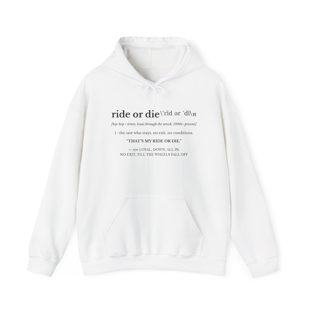 White hoodie