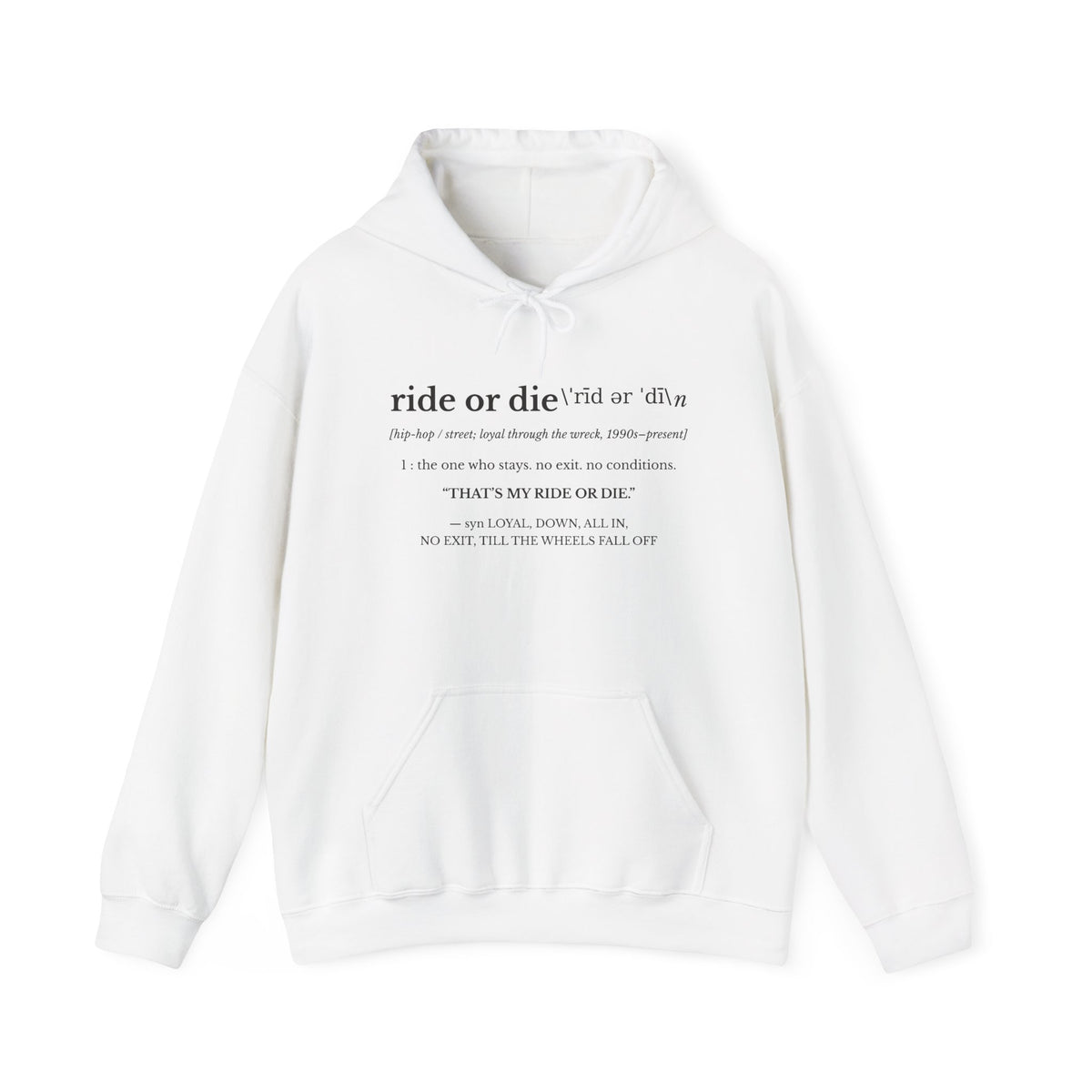 White hoodie