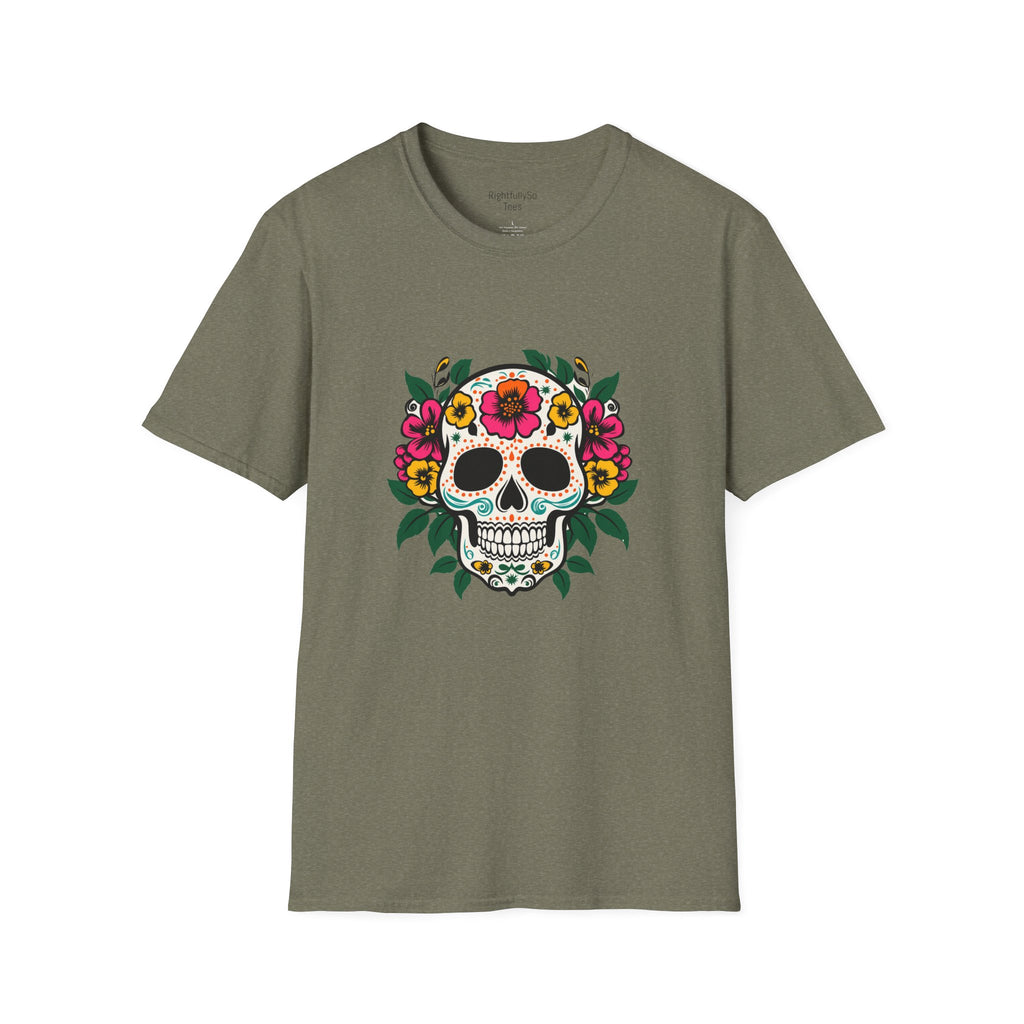 Heather Military Green tee