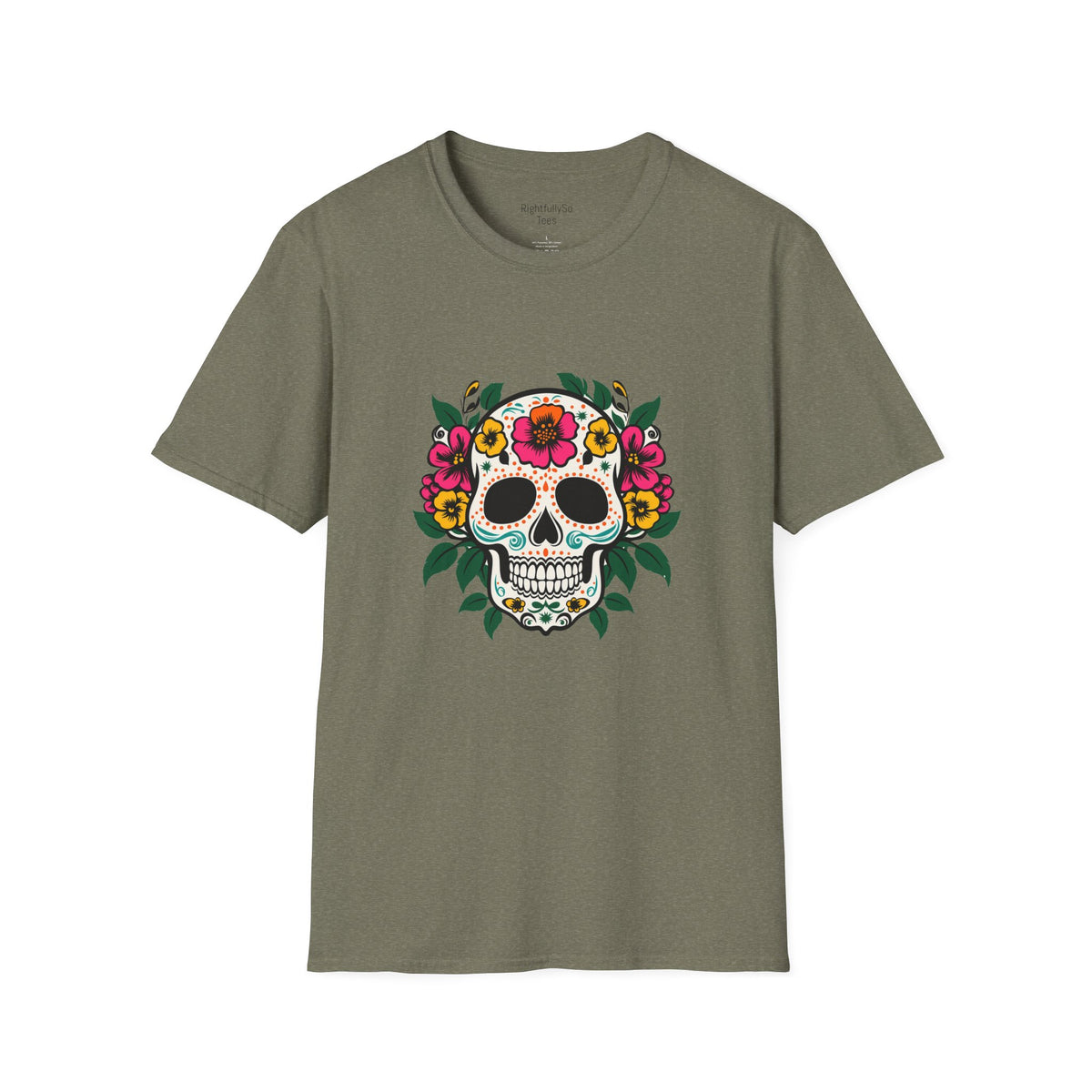 Heather Military Green tee
