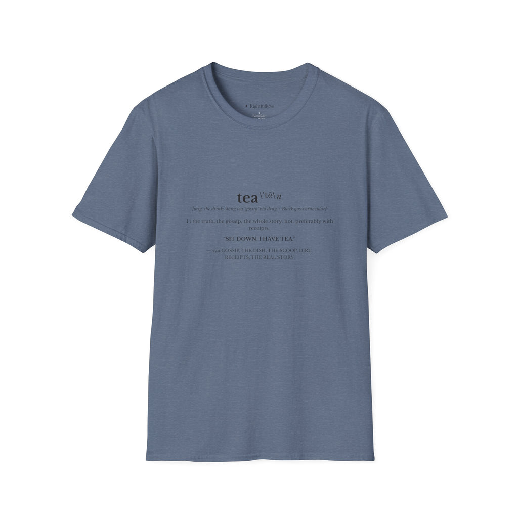 Heather Indigo tee