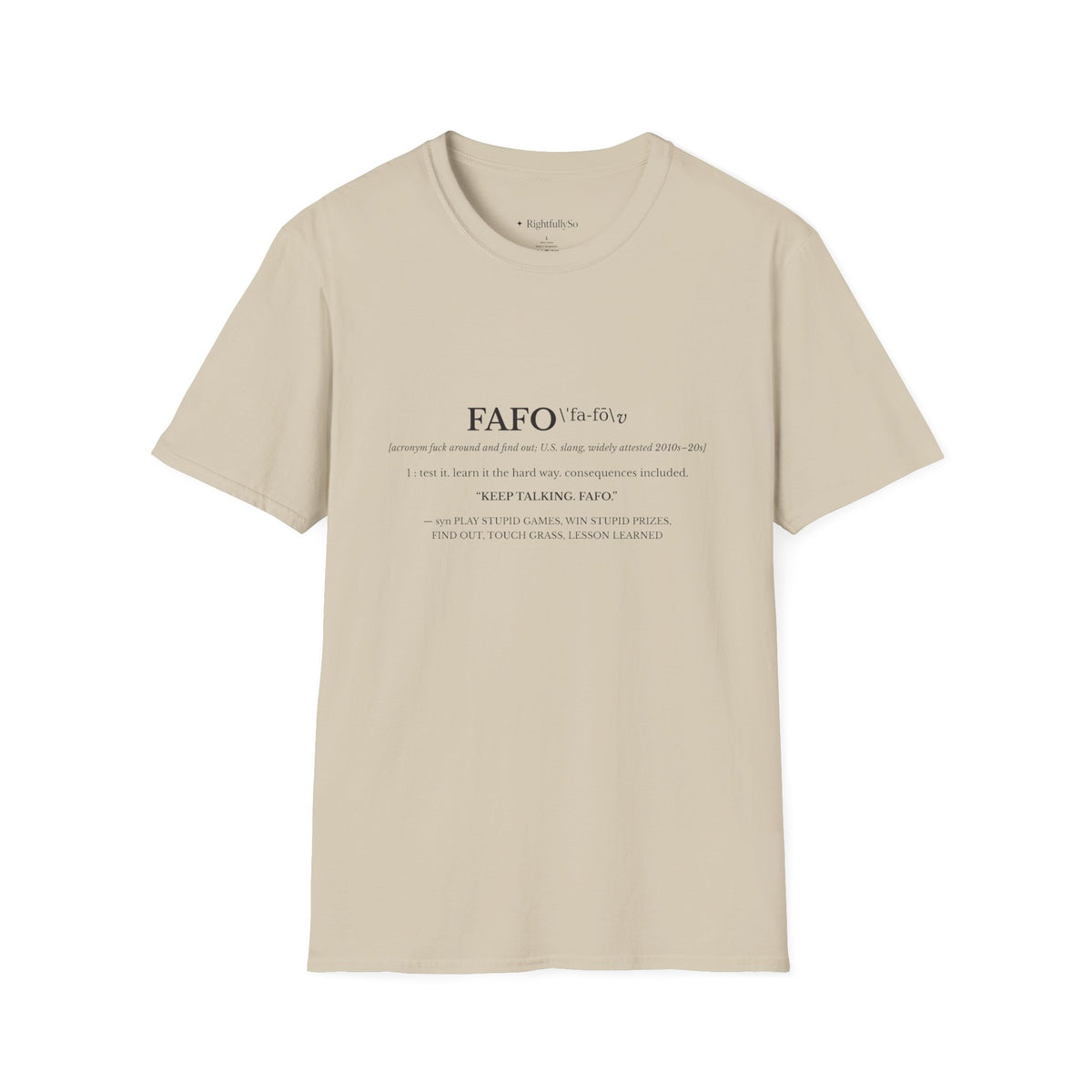 Sand tee