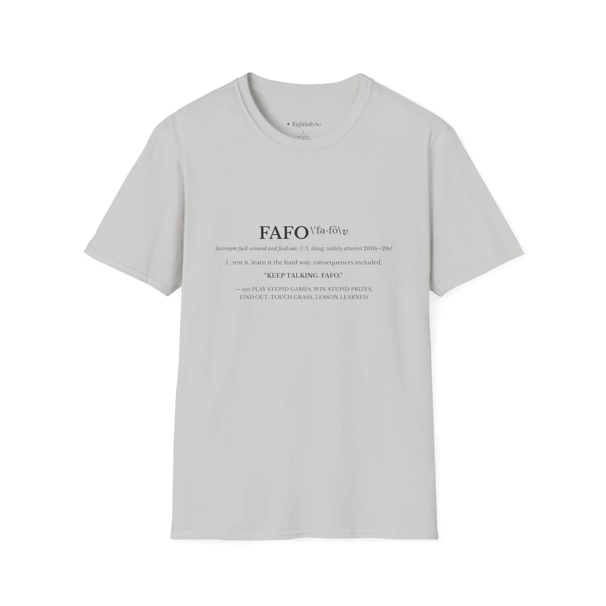 Ice Grey tee