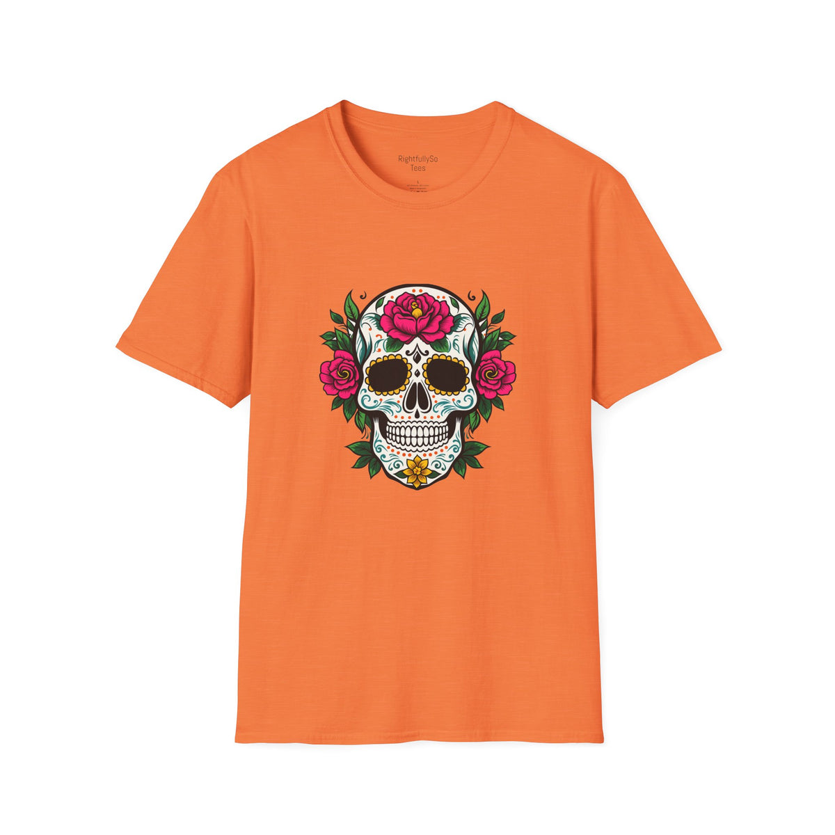 Heather Orange tee