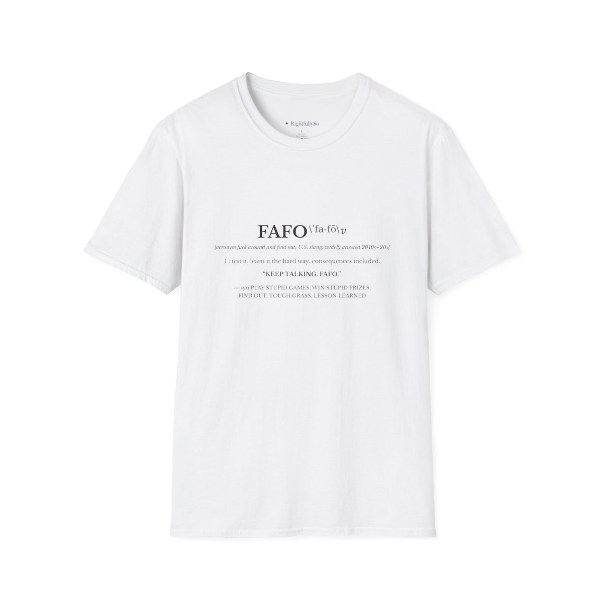 White tee