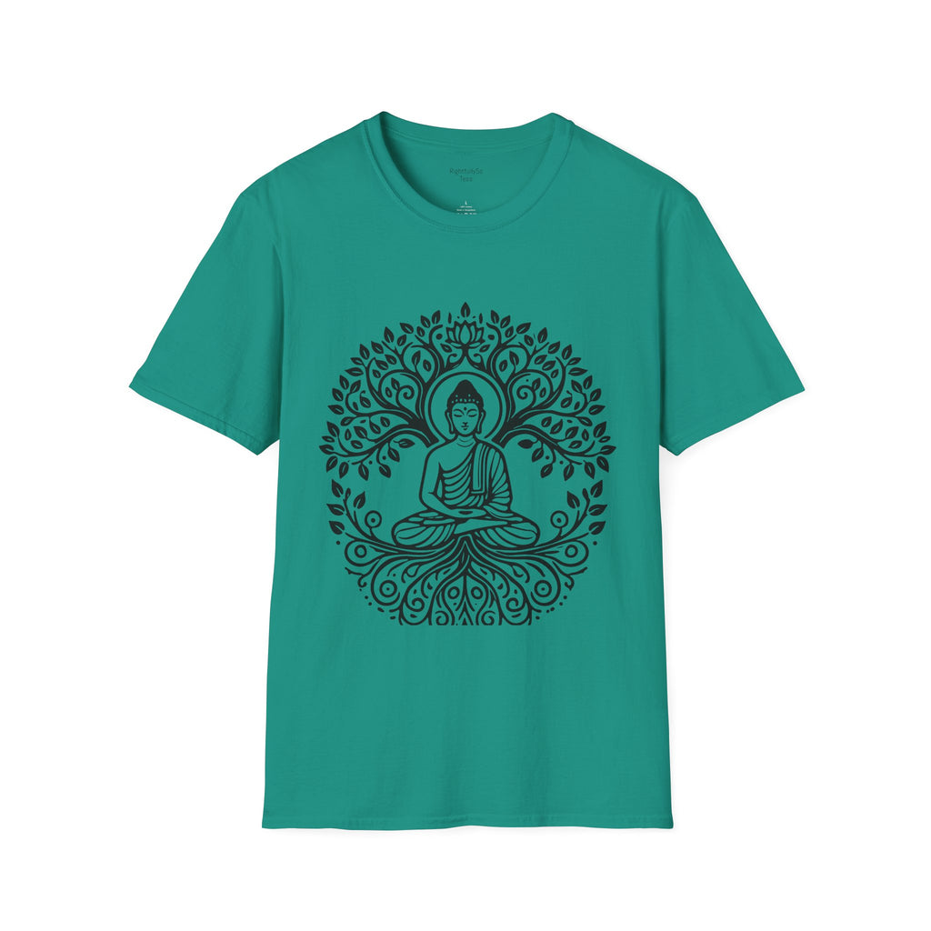 Jade Dome Full Circle Buddha Tee mockup