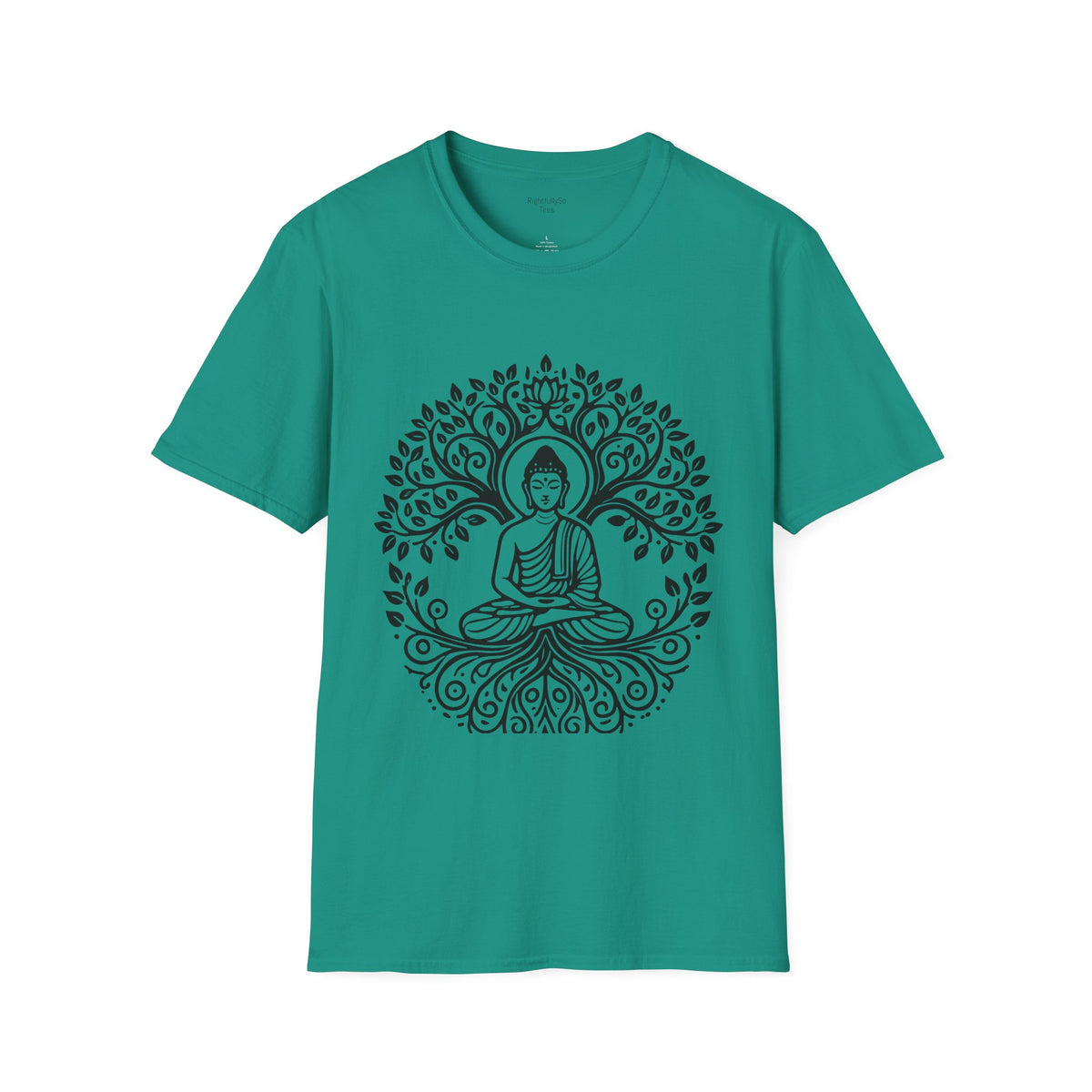 Jade Dome Full Circle Buddha Tee mockup