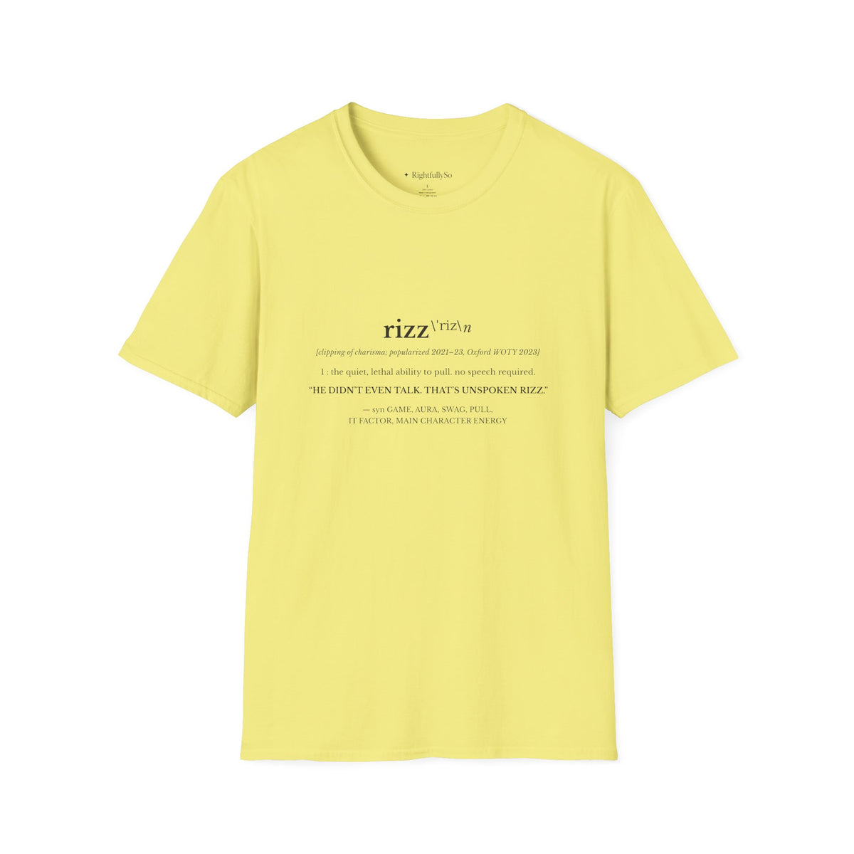 Cornsilk tee