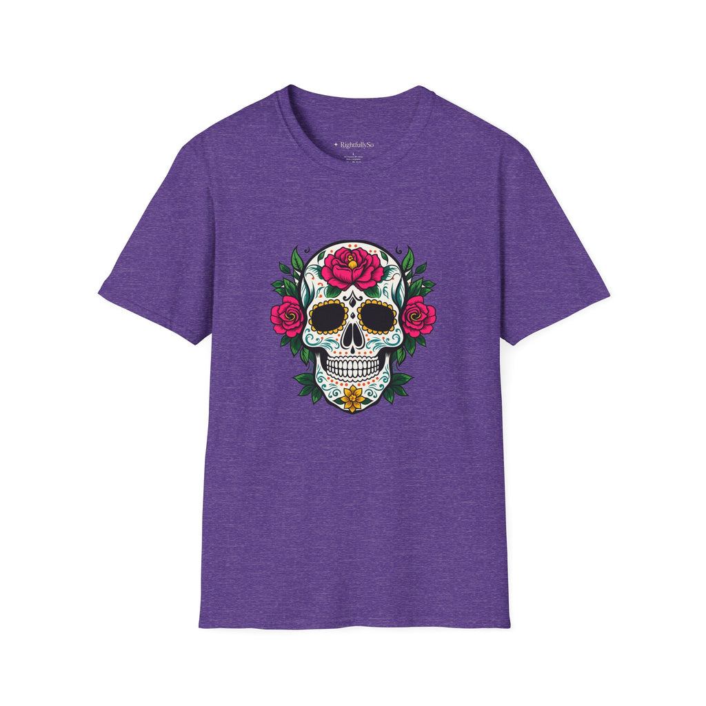 Heather Purple tee