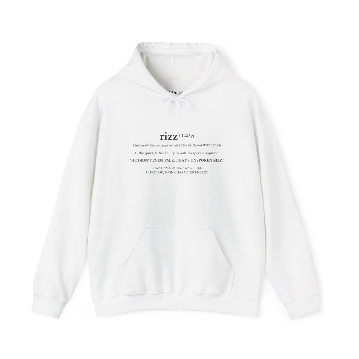 White hoodie