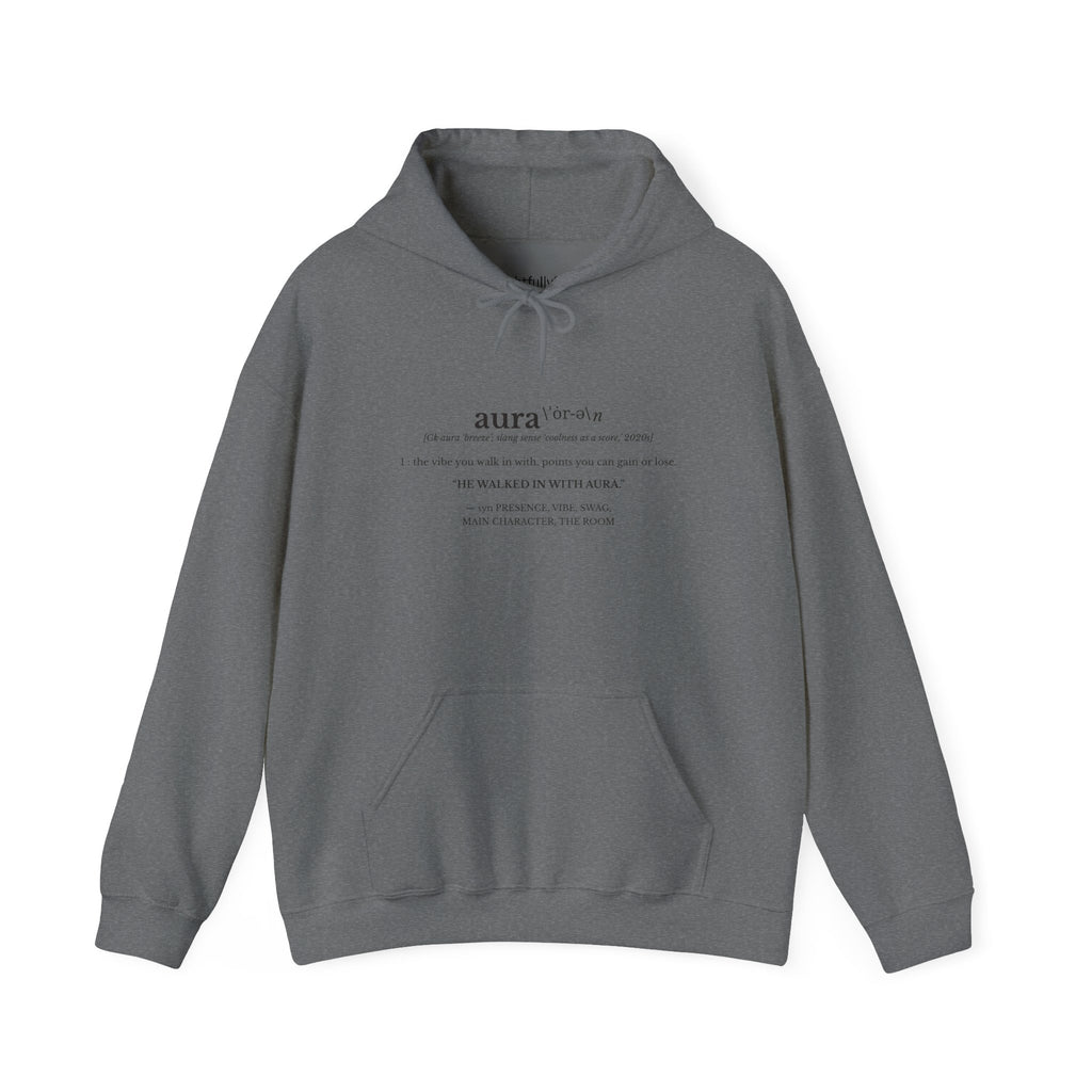 Graphite Heather hoodie