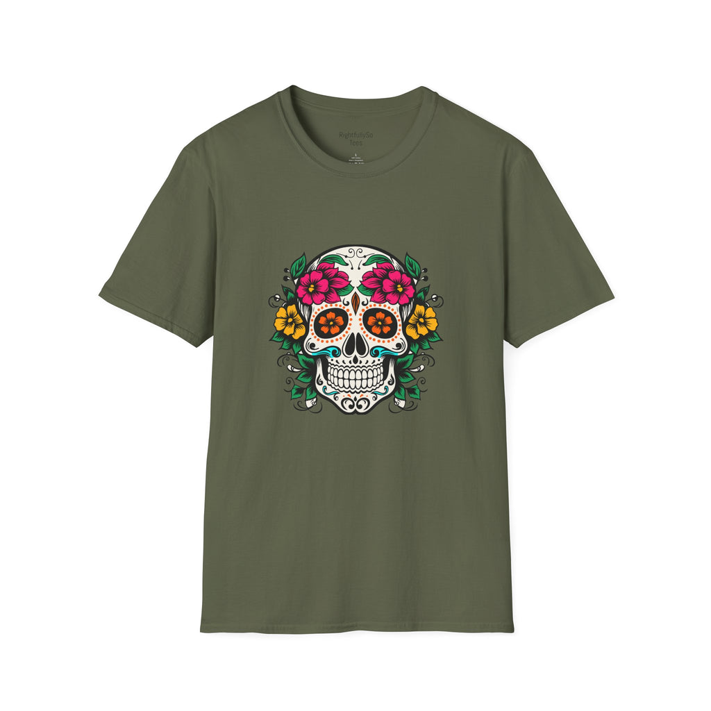 Ojos de Flor Calavera Tee