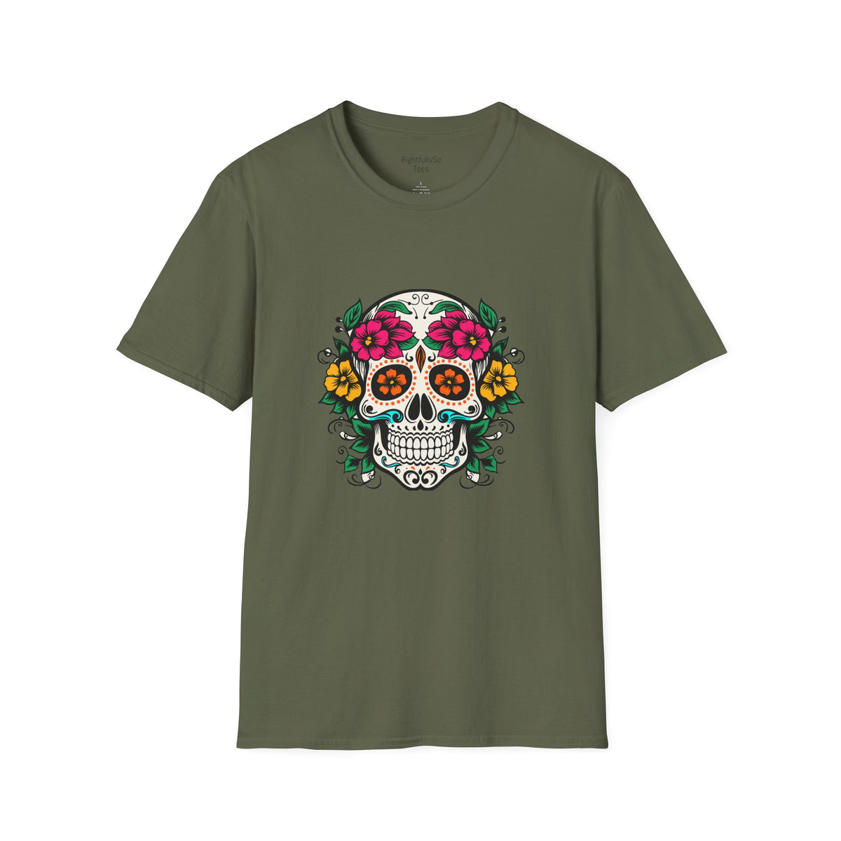 Ojos de Flor Calavera Tee