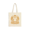 Natural Gold Laughing Buddha Tote mockup
