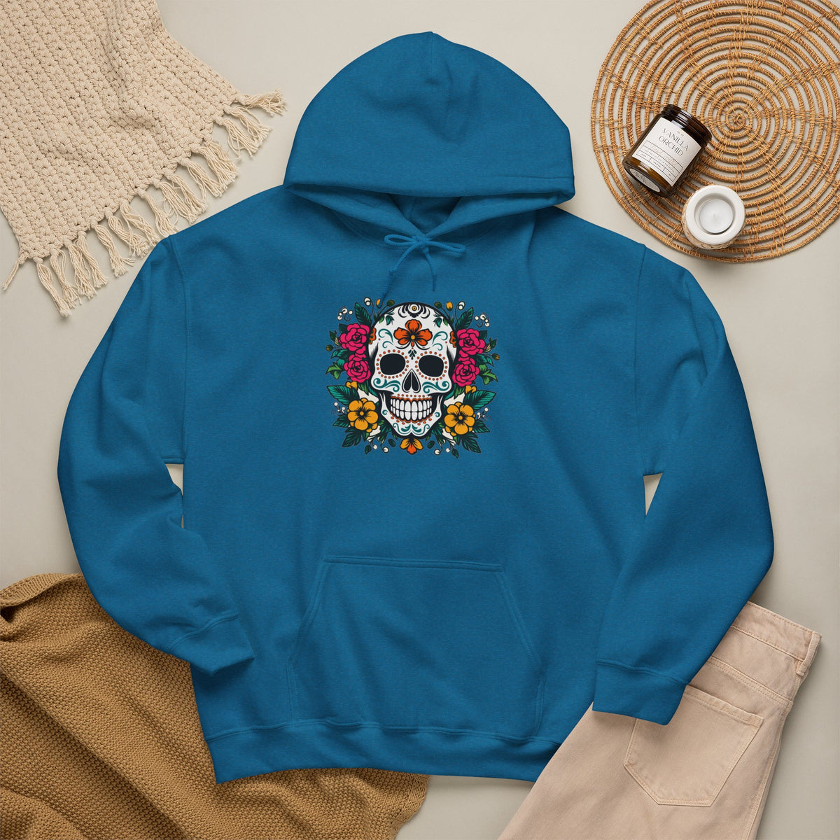 Full Wreath Calavera Hoodie