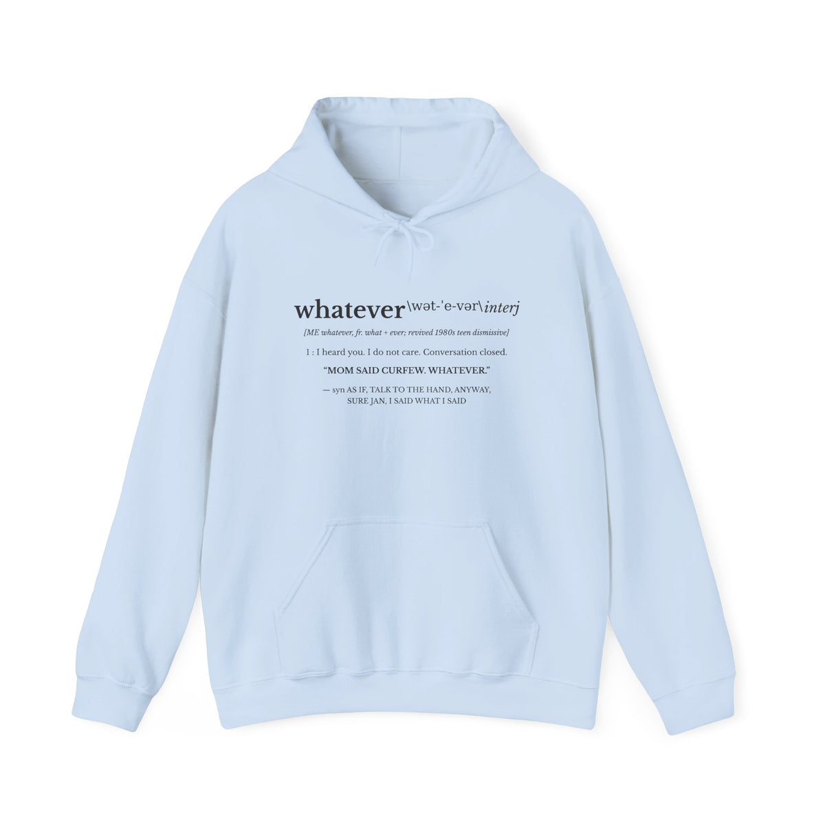 Light Blue hoodie