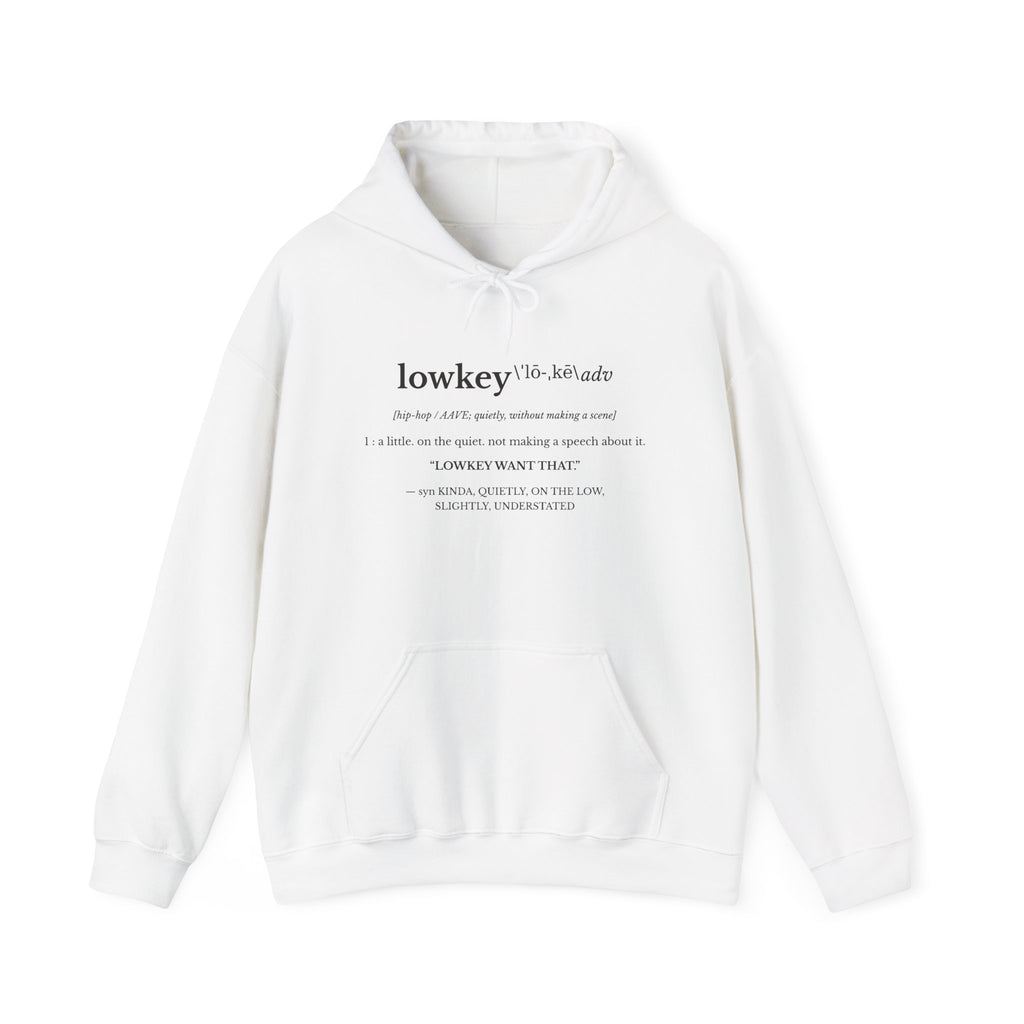 White hoodie