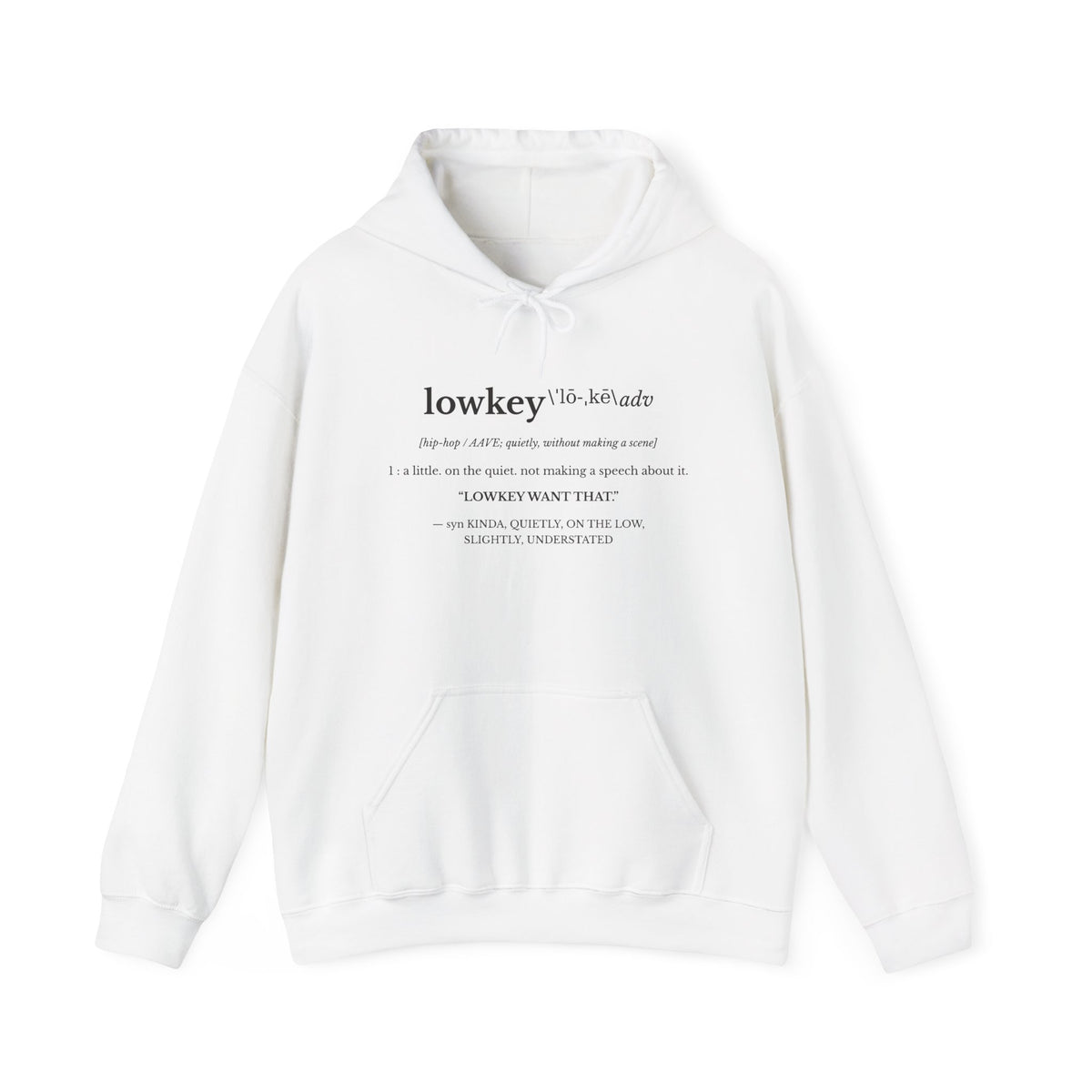 White hoodie