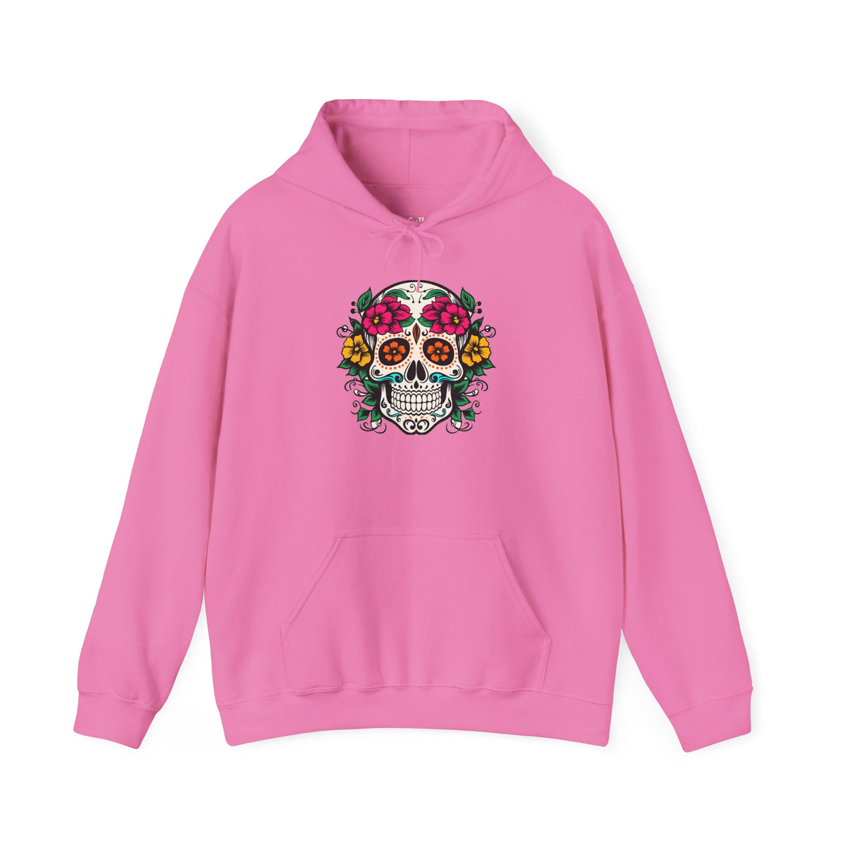 Ojos de Flor Calavera Hoodie