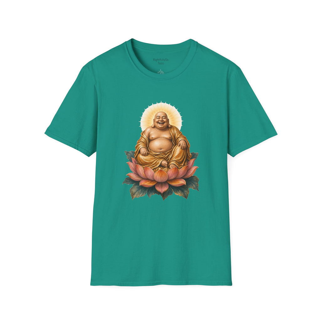 Jade Dome Laughing Buddha Tee mockup