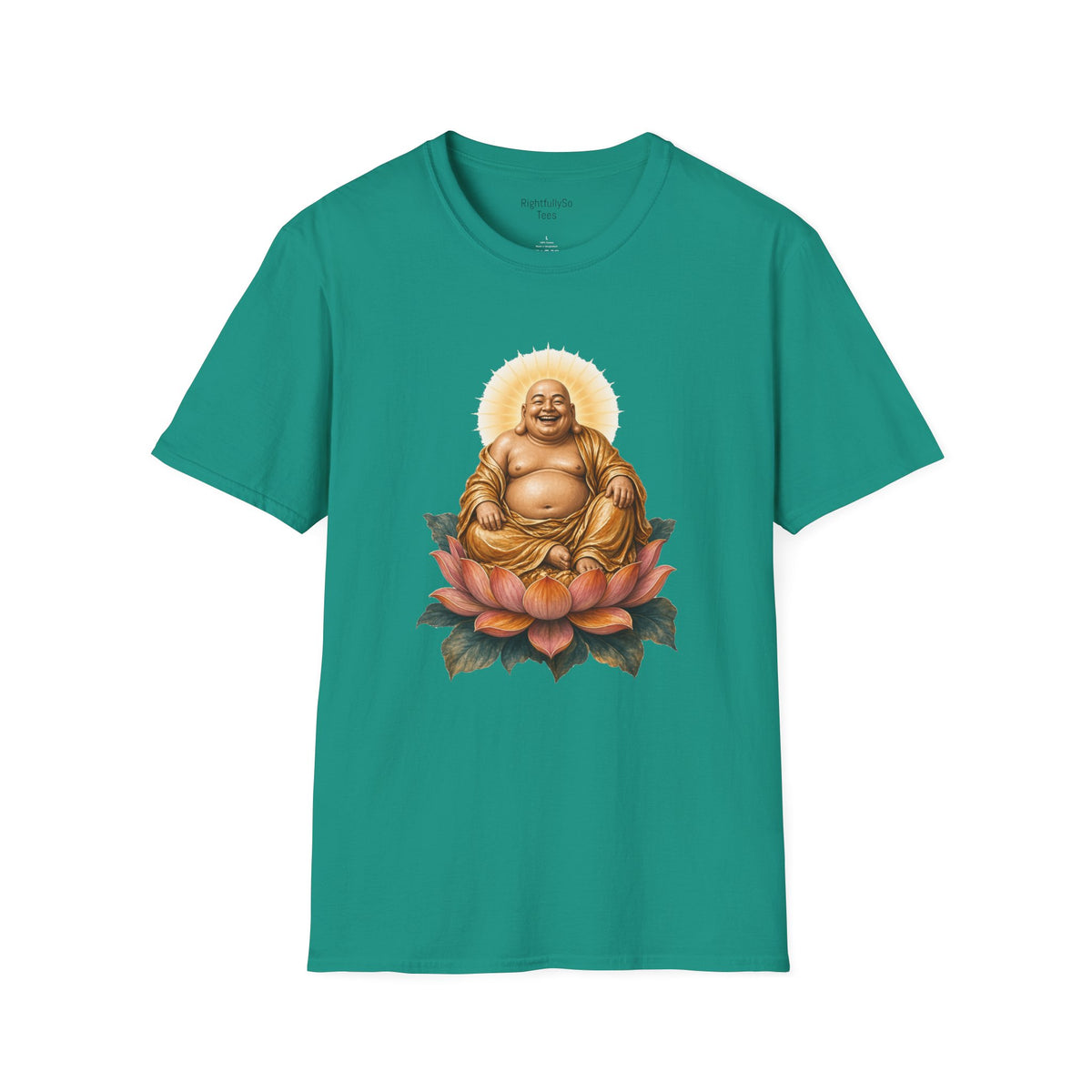 Jade Dome Laughing Buddha Tee mockup