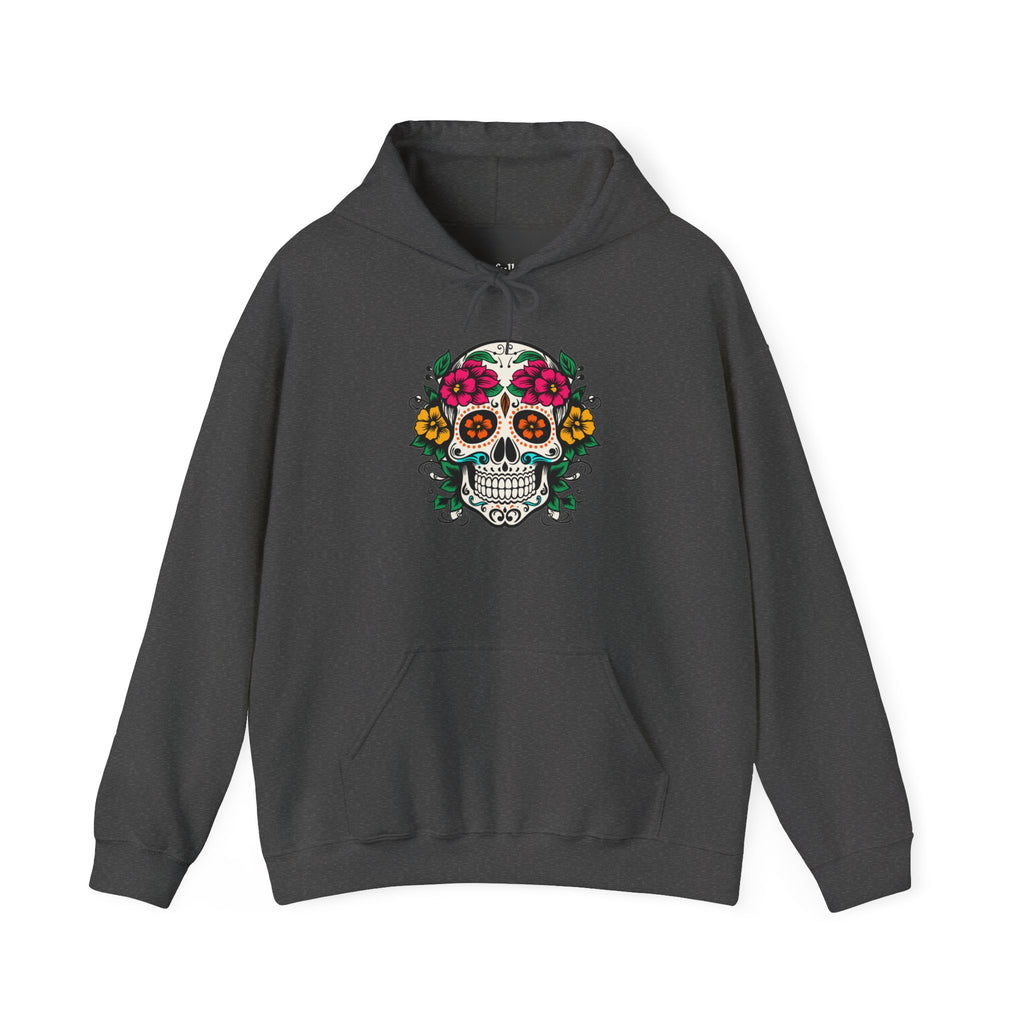 Ojos de Flor Calavera Hoodie