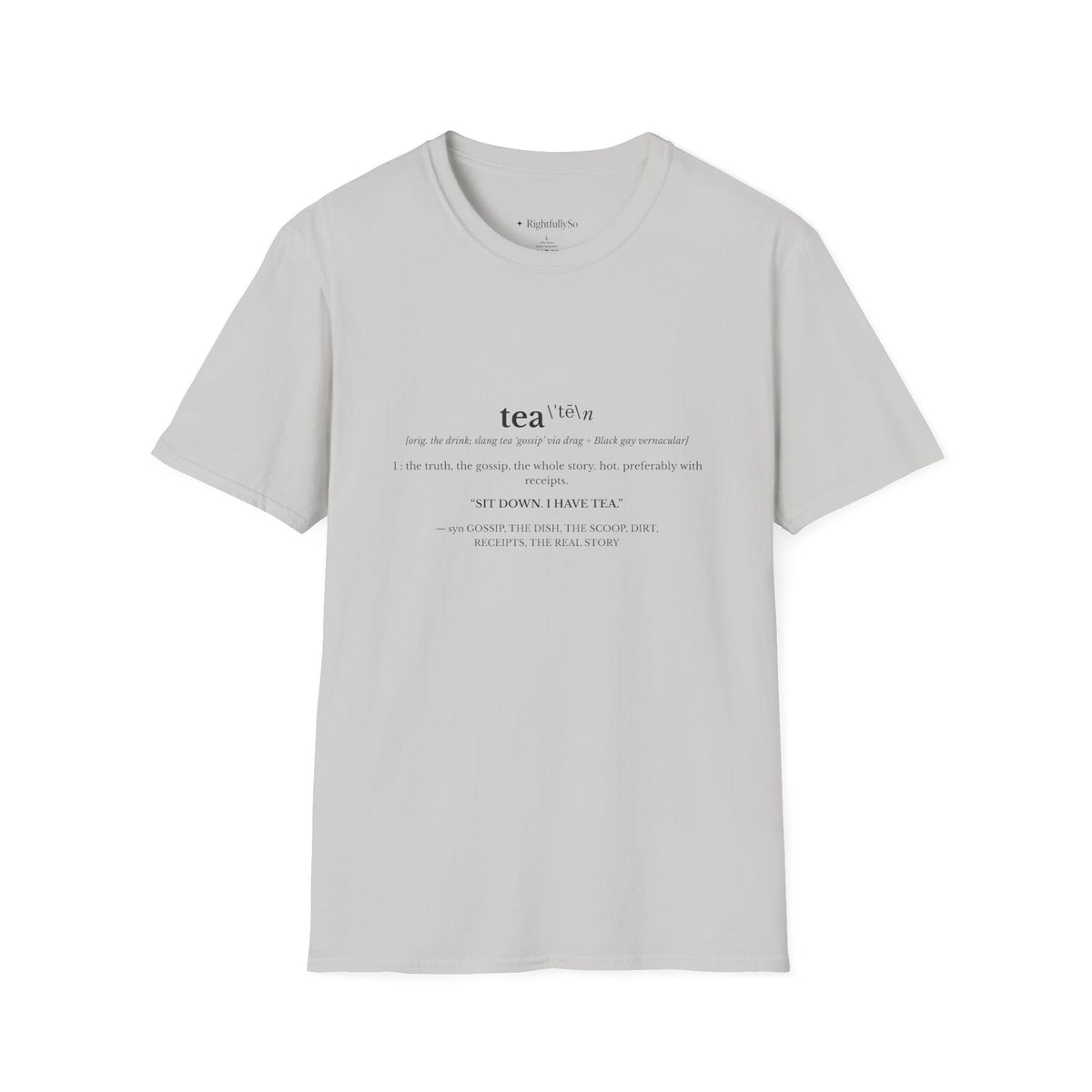 Ice Grey tee