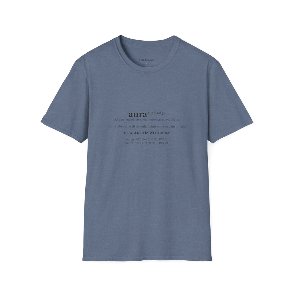 Heather Indigo tee