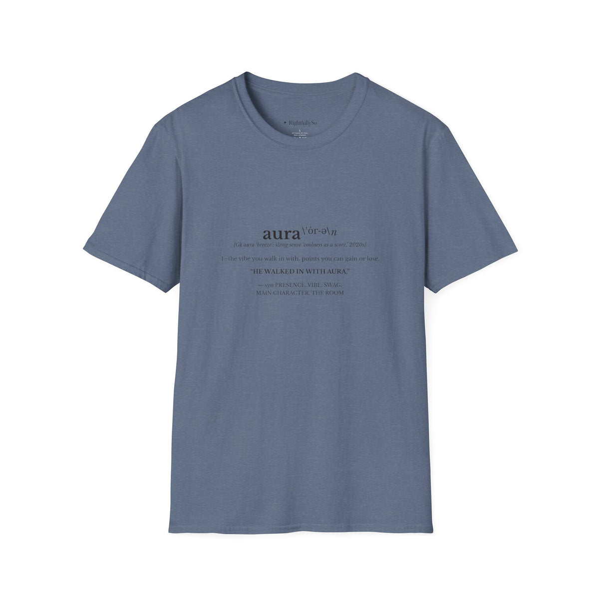 Heather Indigo tee