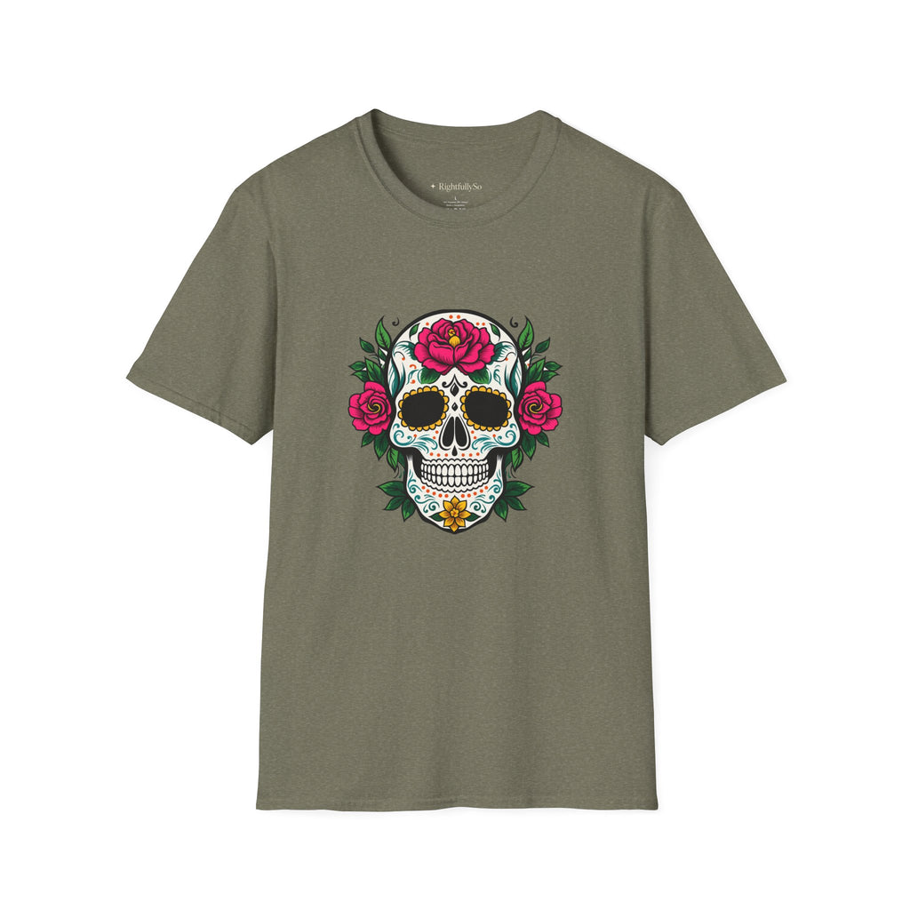Heather Military Green tee