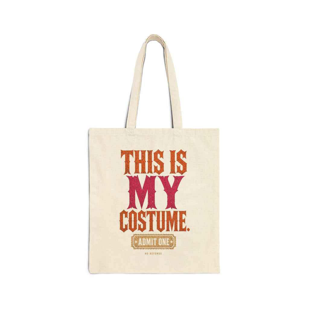 Natural This Is My Costume Tote mockup