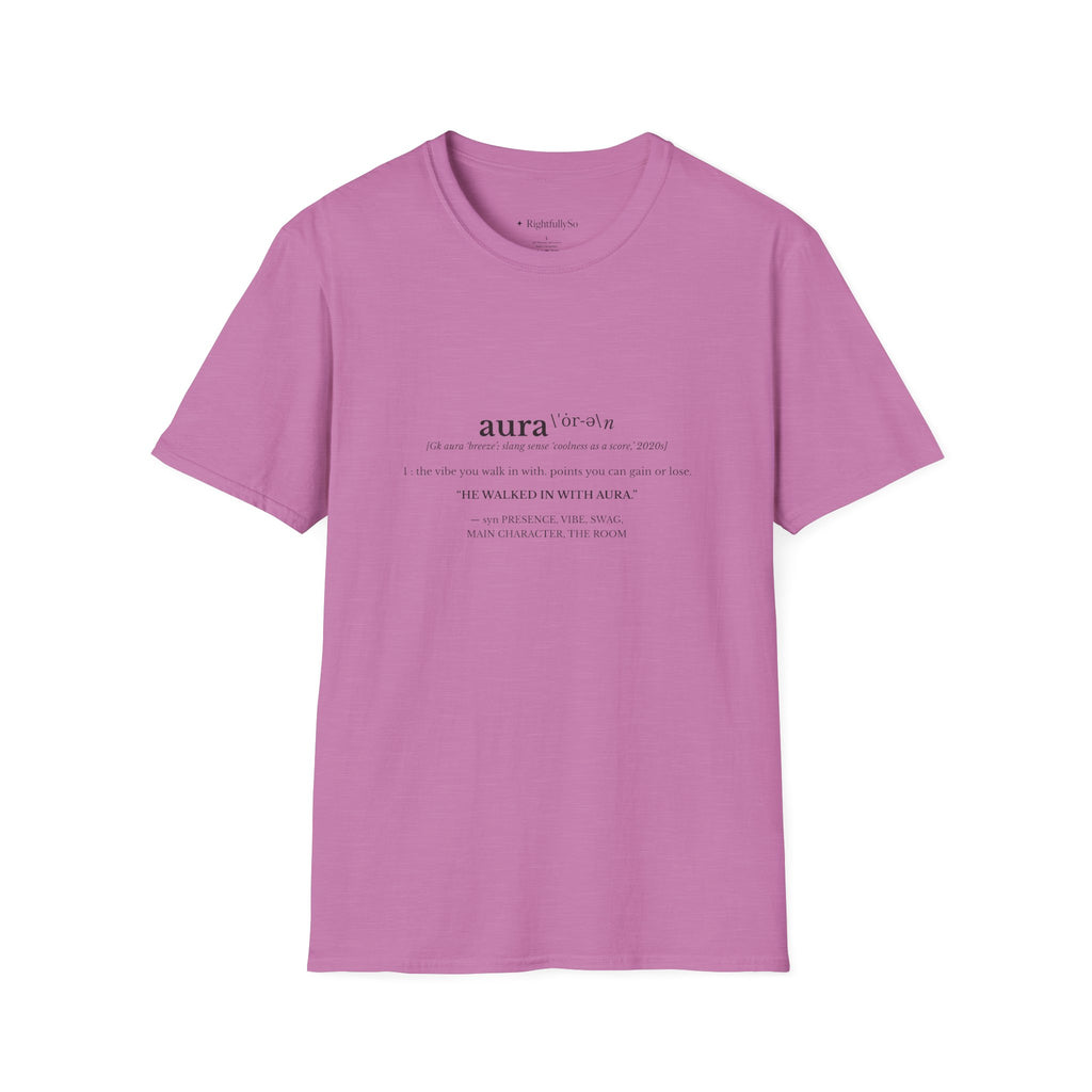 Heather Radiant Orchid tee