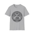 Sport Grey Buddha Lotus Tee mockup