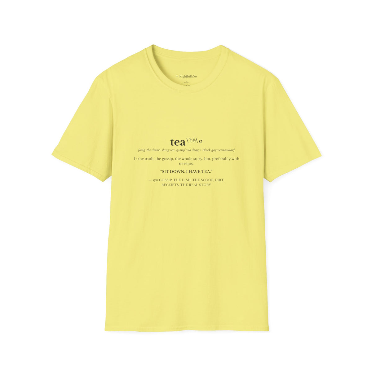 Cornsilk tee