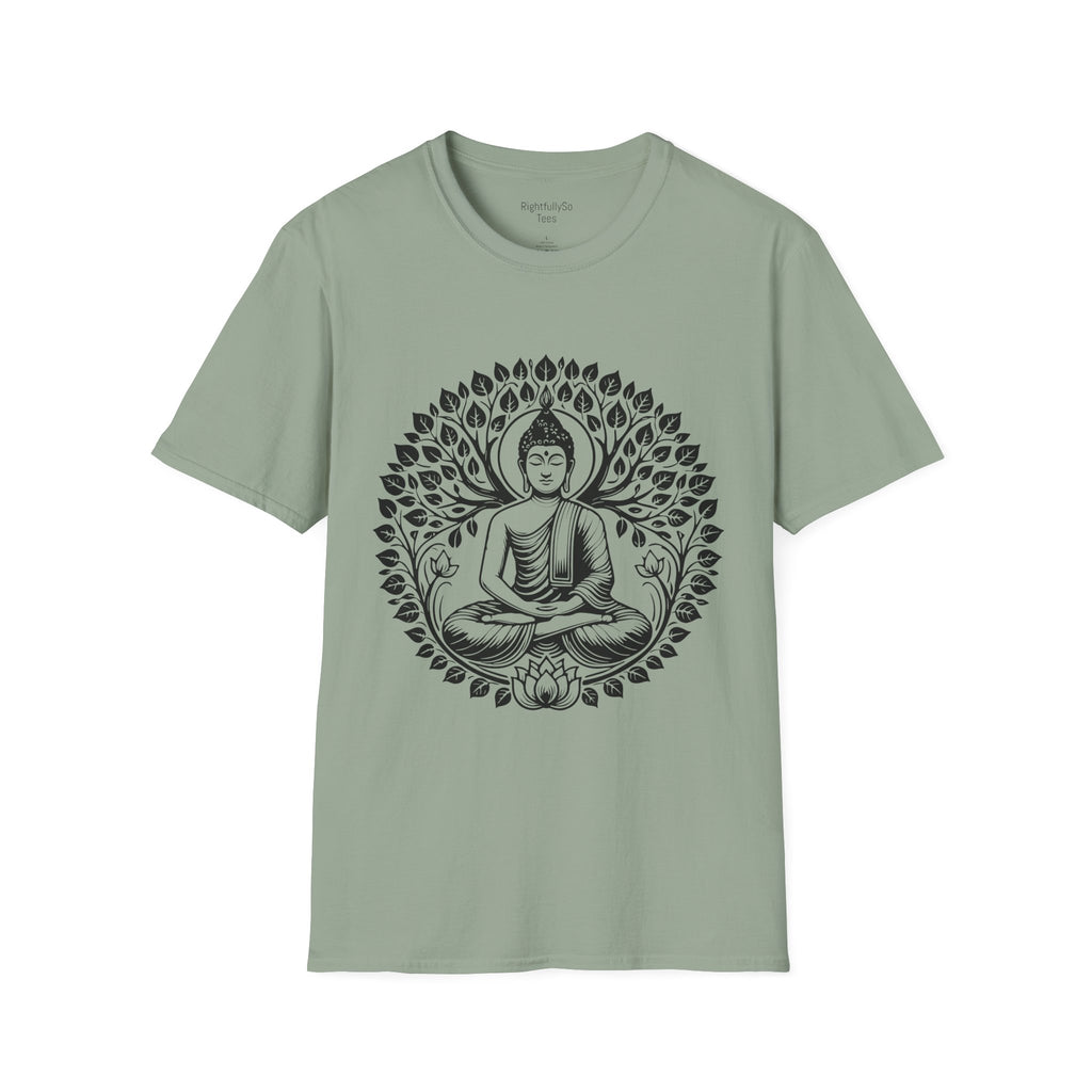 Sage Buddha Lotus Tee mockup
