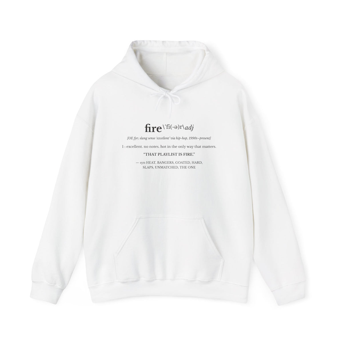 White hoodie