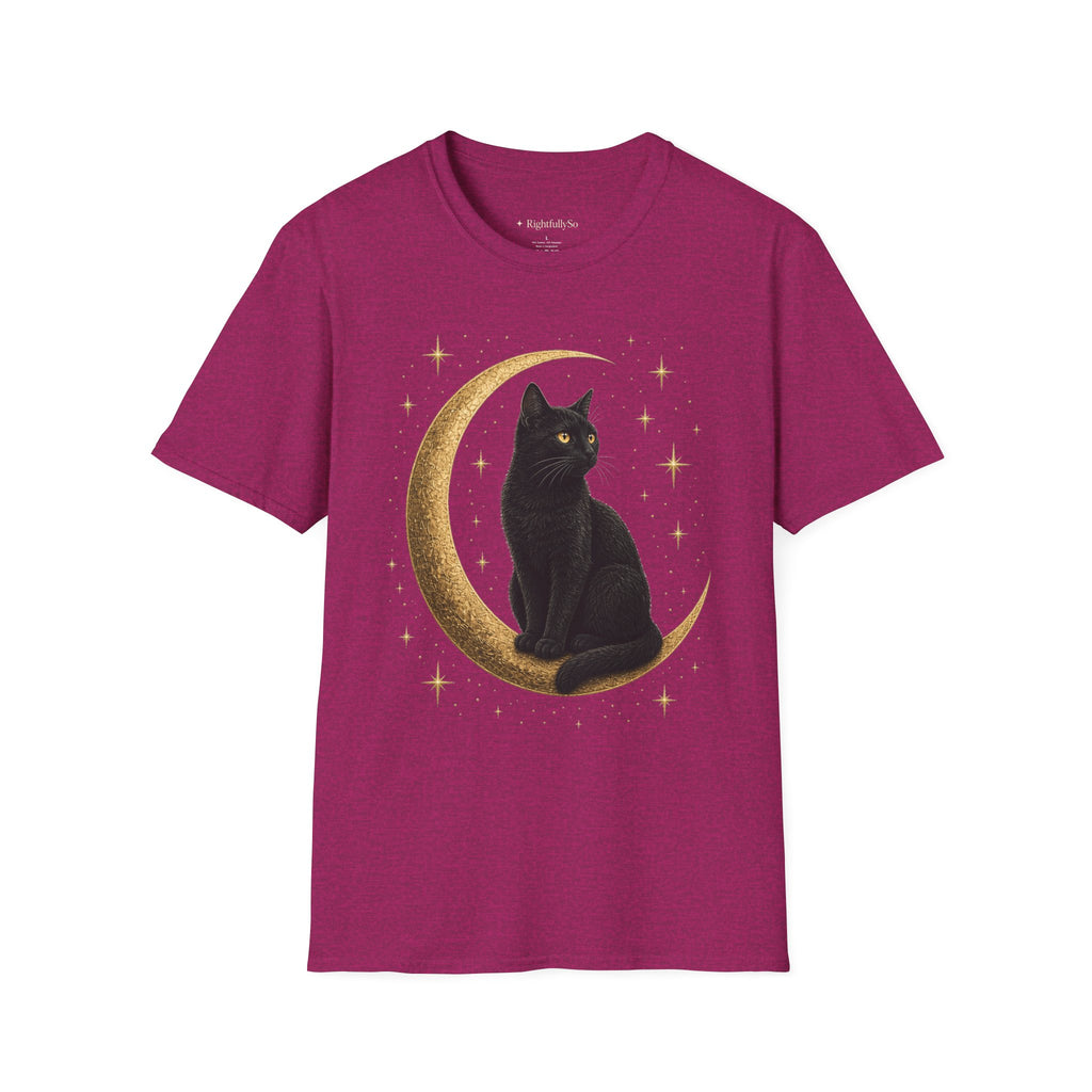 Cat Moon Tee mockup