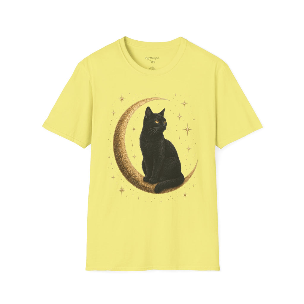 Cornsilk Cat Moon Tee mockup