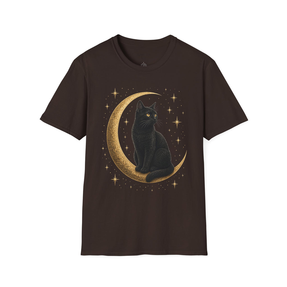 Cat Moon Tee mockup