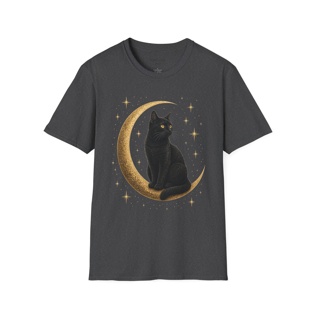 Cat Moon Tee mockup
